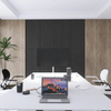 94.4×23.6 Inch AKUSLAT Black Ebony Sound-Absorbing Felt Board 3D Sound Proof Decorative Acoustic Panels Wood Interior 2 Pack