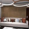 AKUSLAT 23.62*23.62*0.82inch Acoustic wood paneling for Apartmen Enhance quality soundproofing Improve spatial effects