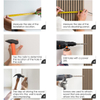 43.3*23.6inch Acoustic Panels for Walls Interior Decorative Wood Wall Cladding