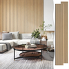 AKUSLAT 94.49” X 23.62” Environment Friendly 3d Model Design Sound Proof Wooden Wall Decorative Oak Acoustic Ceiling Panels