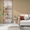 AKUSLAT 94.49” X 23.62” Environment Friendly 3d Model Design Sound Proof Wooden Wall Decorative Oak Acoustic Ceiling Panels